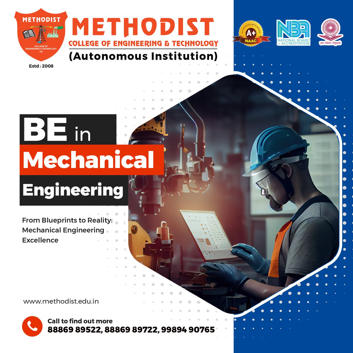 MCETHyderabad's tweet photo. Pursue your passion for #MechanicalEngineering at ππππ‘π¨ππ’π¬π and turn your dreams into reality! Our exceptional program equips you with the #Knowledge and #Skills to become a successful #MechanicalEngineer.
#MCET #MechanicalEngineeringCourse #BachelorofEngineering #B_E https://t.co/xiHBFjDwFC