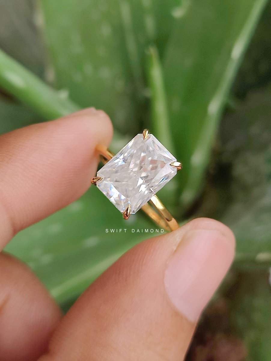 4.26CT Radiant Cut In Solid Yellow Gold Moissanite Diamond Ring Ice Crushed Hidden Halo Engagement & Wedding Ring Unique Gift For Her Women.
#radiantcutring
#diamondring
#moissanitering
#goldring
#vintagering
#uniquering
#realdiamondring
#radiantcutdiamondring
#laddiamondring