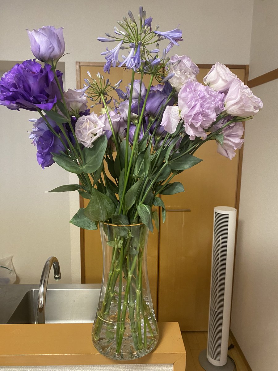 何故か匿名で花束が送られてきたので急遽花瓶を購入して飾ることにしました
花の知識が全くないので有識者のアドバイス等頂けるとありがたいです