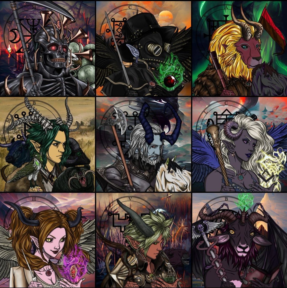 ArsGoetiaX's tweet image. All 72 Great Goetian Spirits  have been unleashed from hell. Summon your kindred Goetian spirit now with Ethereum🕯️🌿👻😈👇🏻

opensea.io/collection/ars…

#NFTGiveaways #NFTdrop
#NFTCommunity #arsgoetiax