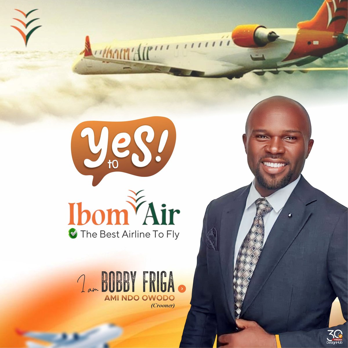 I say YES TO IBOM AIR
Best Airline To Fly
<a href="/ibomairlines/">Ibom Air</a> 
.
.
.
#uyo
#ibomair
#iambobbyfriga 
#akwaibomtotheworld