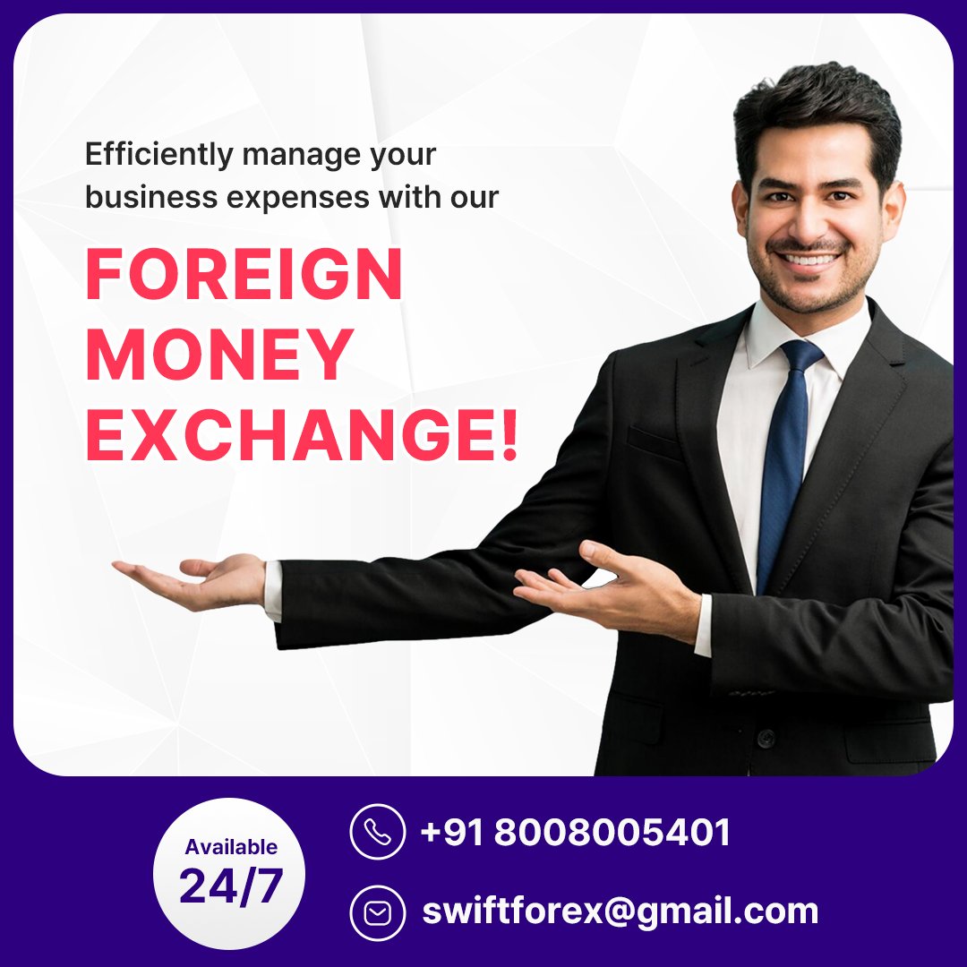 💱 Buying and selling foreign currency is now as easy as shopping online!  🛍️ 🛒

Book your Order in 5 minutes and get Currency Exchanged at your Doorstep!🚪🔁💵

Contact us today to arrange a visit! 📲

#CurrencyExchange #SwiftForex #ForeignCurrency #TravelAbroad #ForexCard
