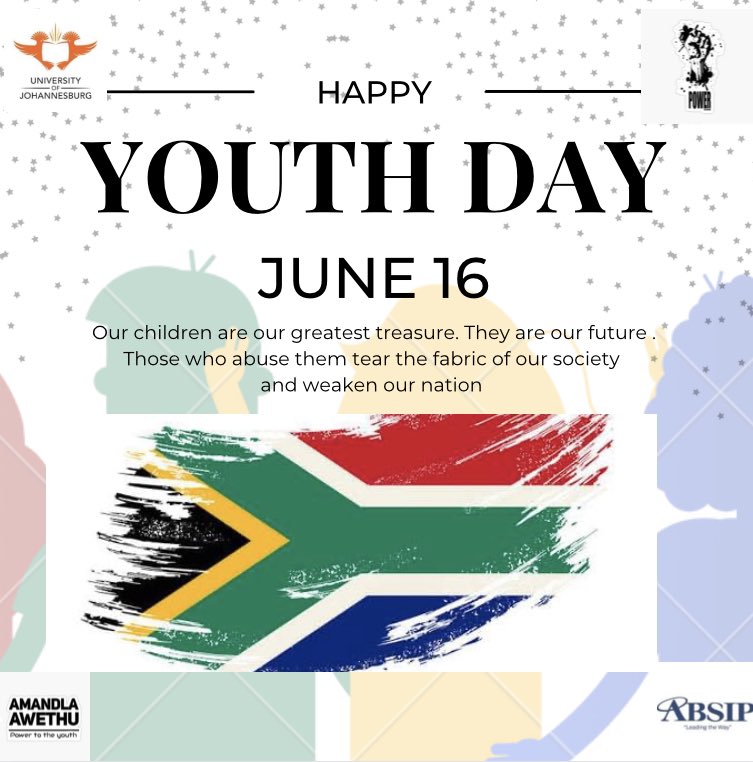 UjAbsip's tweet photo. Happy Youth Day. 
May this day remind us of all the sacrifices and commitments the youth of 1976 made to shape a better future for South Africa 🇿🇦 https://t.co/1pQpyE0S0h