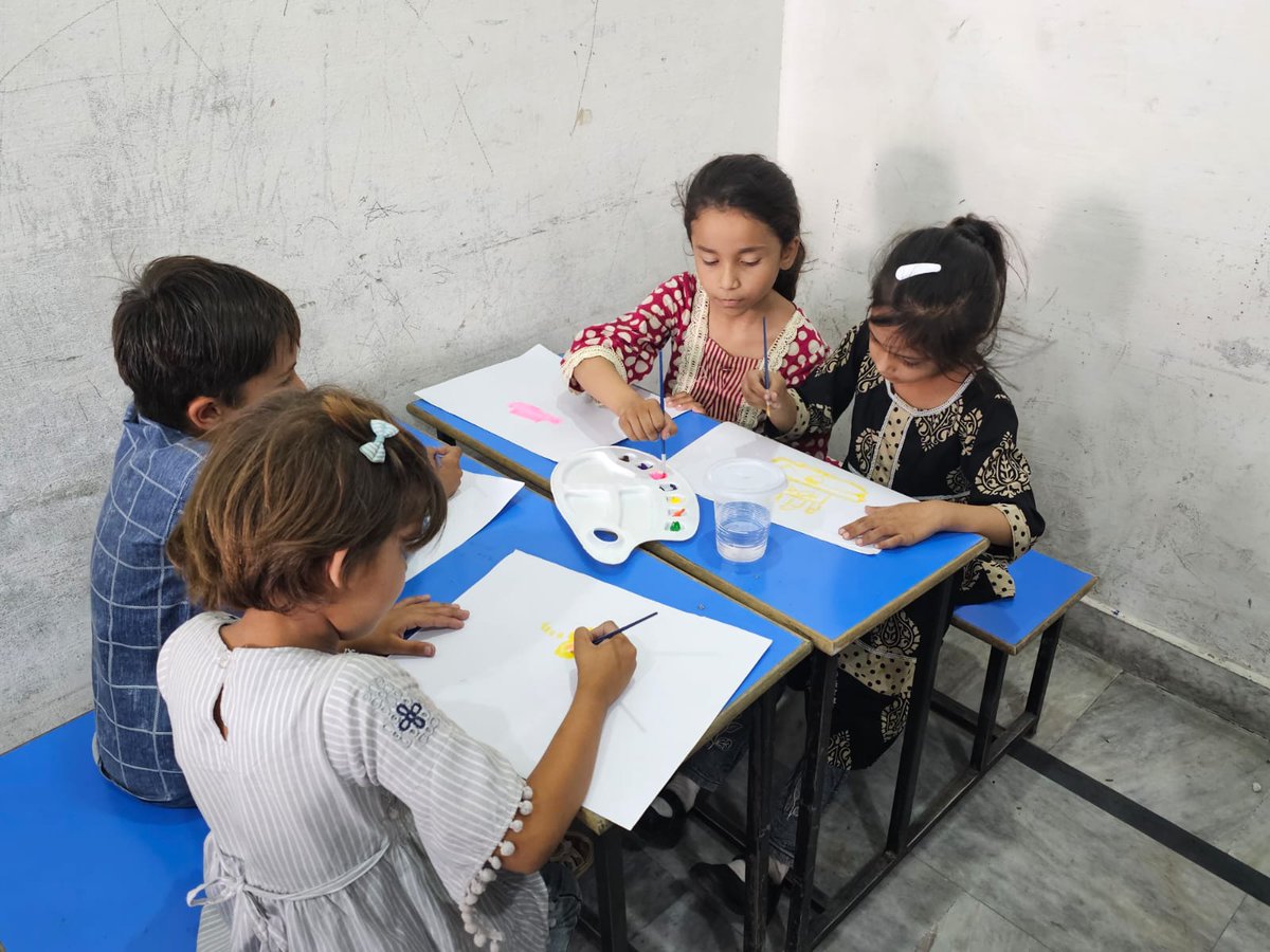 BushraAliCIC's tweet photo. As part of our ‘Global’ work our CEO/Founding Director recently visited Pakistan where she ran an empowerment and art therapy workshop for children between the ages of 4 and 7.

(1) https://t.co/tAZhIbaNh8