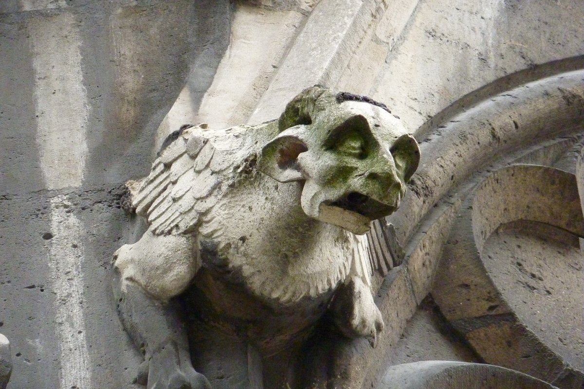 Whenever we travel to France, I must visit the cathedrals.
I am absolutely fascinated by gargoyles.