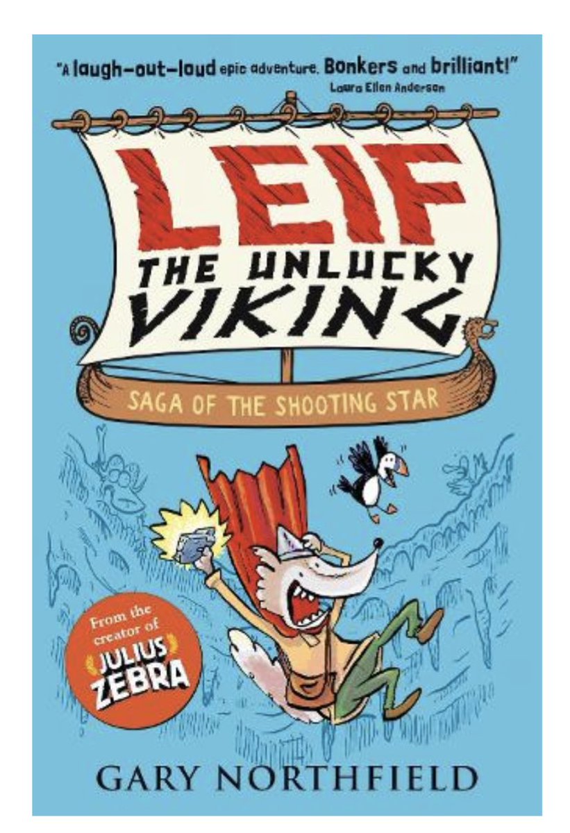 I feel totally honoured to have read an early copy of @gnorthfield’s upcoming NEW AWESOME book, ‘Leif: The Unlucky Viking - Saga of the Shooting Star’ 🌟 I’ve always loved Gary’s creations & this is no exception! Totally recommend for guaranteed laughs! uk.bookshop.org/p/books/leif-t…