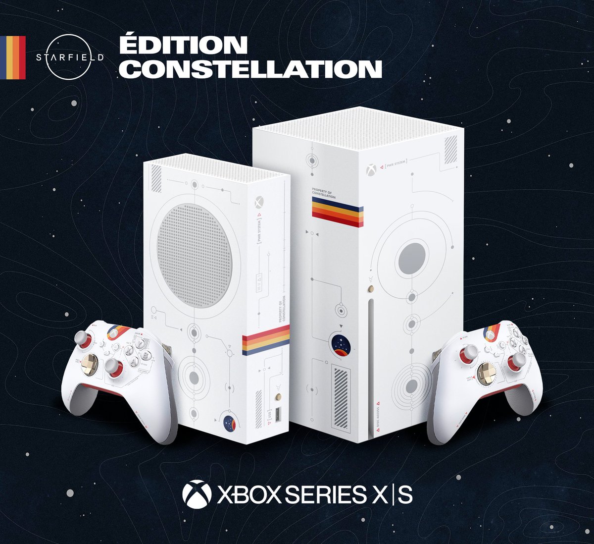 Elles ne sont pas annoncées mais on se devait de les imaginer ! 

Xbox Series X|S Édition Constellation par <a href="/x_emerys/">xEmerys</a> 😍

Qui d'autre signe pour une #XboxSeriesX blanche ? 👀