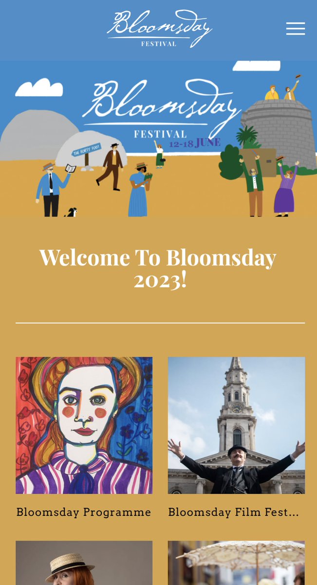 Catherine Martin (@cathmartingreen) on Twitter photo Happy #Bloomsday !
Best wishes to everyone celebrating the day immortalised in James Joyceâs masterpiece, Ulysses.
<a href="/bloomsdayfest/">Bloomsday Festival</a> have a jam-packed programme of events lined up. Bain sĂşp as! đ
bloomsdayfestival.ie Happy #Bloomsday !
Best wishes to everyone celebrating the day immortalised in James Joyceâs masterpiece, Ulysses.
<a href="/bloomsdayfest/">Bloomsday Festival</a> have a jam-packed programme of events lined up. Bain sĂşp as! đ
bloomsdayfestival.ie