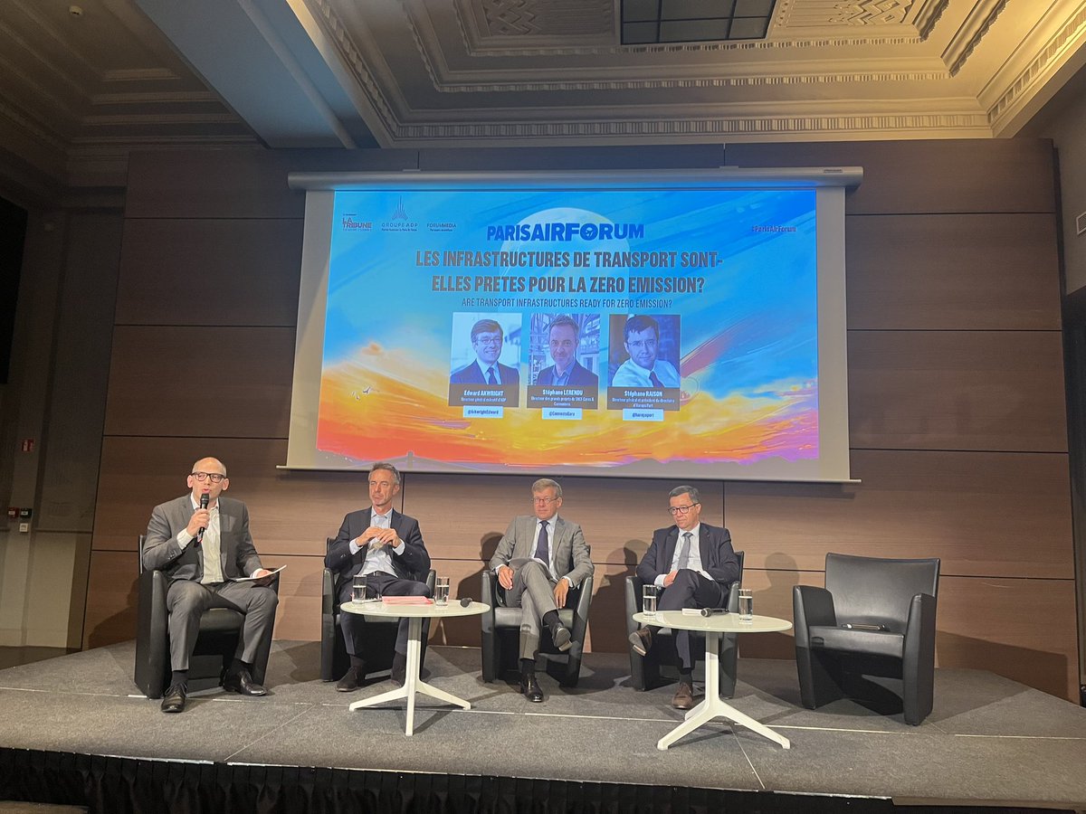 Les #Infrastructures de transport sont elles prêtes pour la zero Emission ?
@GroupeADP @ConnectGares @haropaport  @LaTribune #ParisAirForum