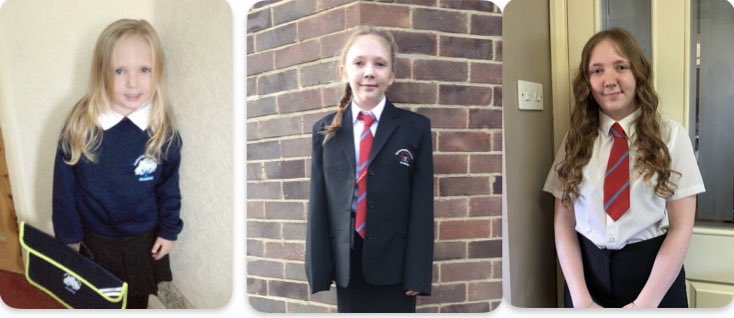 HemmingtonMerv's tweet photo. Our eldest daughterโs last day at school today. Sheโs been working so hard revising since September and has smashed her GCSEs . So so proud of her. Time comes at you fast, cherish every moment. #firstdaylastday https://t.co/Q6SoyoJM3I