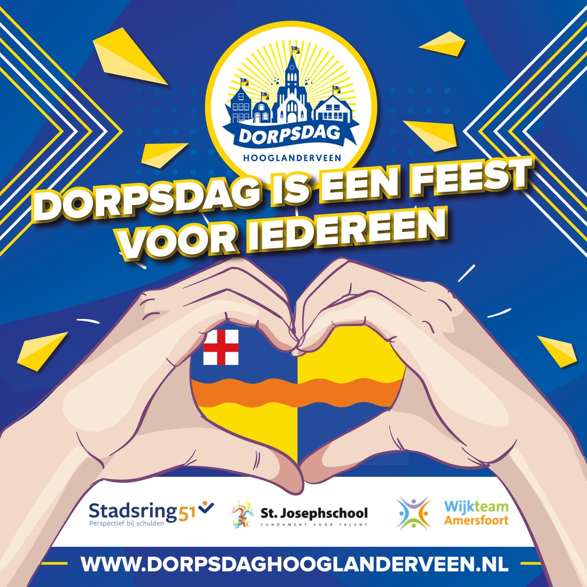 De Dorpsdag is een feest dat voor iedereen toegankelijk moet zijn. Daarom hebben we 120 Dorpsdag munten verdeeld en aangeboden aan de basisschool St. Joseph, schuldhulpverleners van Stadsring51 en het wijkteam Hooglanderveen/Vathorst die ze anoniem verdelen over gezinnen.