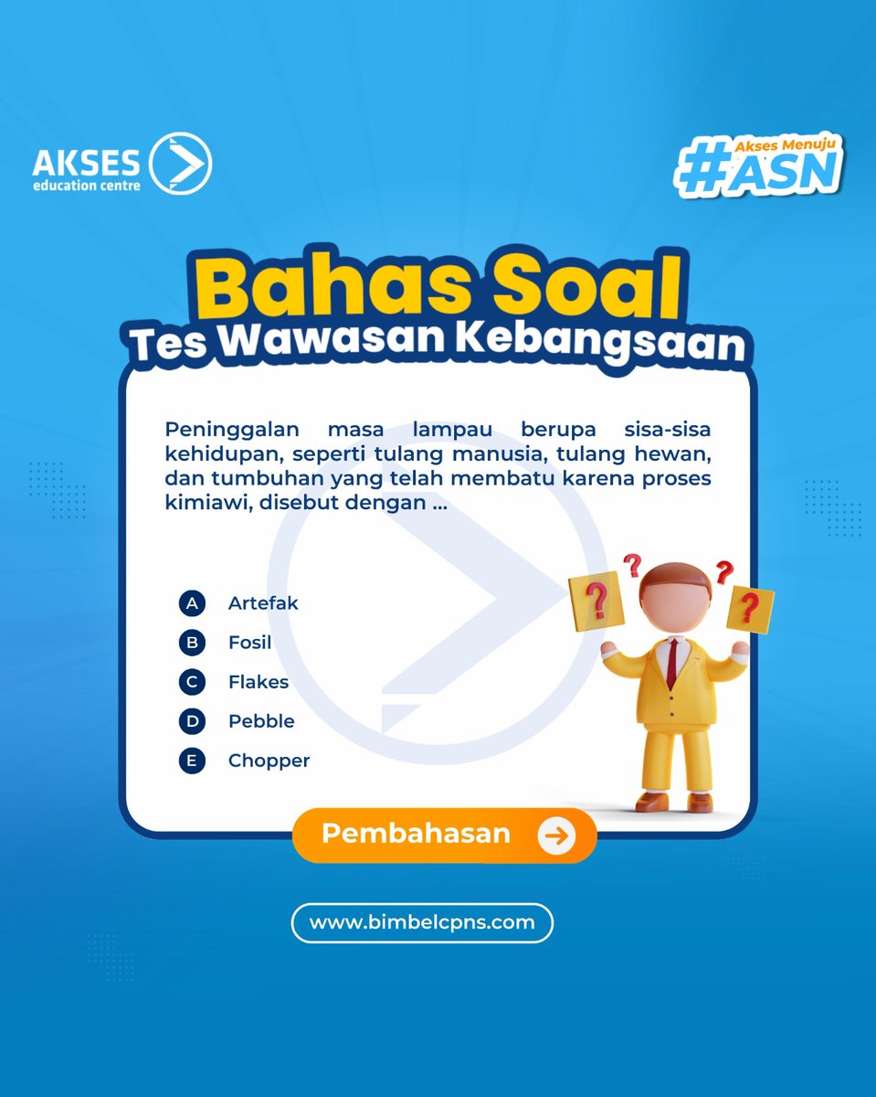 bimbel_cpns's tweet photo. Yuk tulis jawaban kalian di kolom komentar 🙌

#cpns #cpns2023 #honorer #pns #bimbelcpns #bimbelakses #pppk2022 #pppk #pppk2023 #MembangunIndonesiaDariDalam #pns #kemendikbudristek #kemenpanrb #bkn #pns2023 #seputarasn #bkn #tukin #asn #formasi #soalcpns #skdcpns https://t.co/z0FYkxwa0d