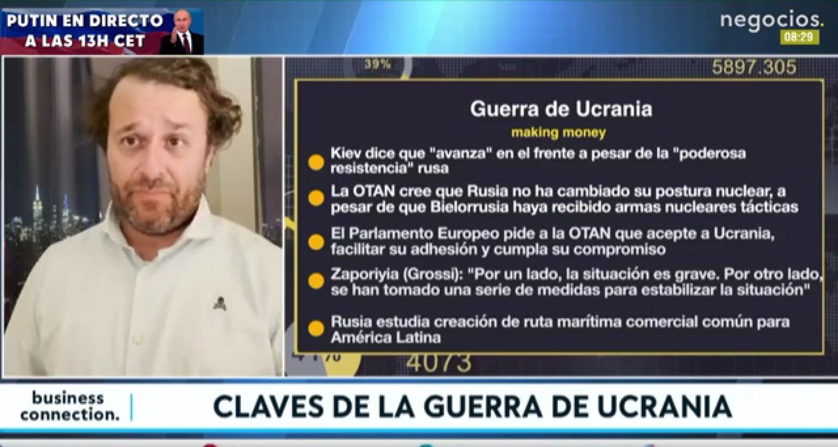 negocios_tv's tweet photo. Guerra de Ucrania: Kiev avanza ante la “poderosa resistencia” rusa y la OTAN no ve amenaza nuclear
https://t.co/lQeKPKG5tu
#guerraucraniana #kiev #rusia #otan #defensewar #alemania #nuclear #bielorrusia #parlamentoeuropeo #zelensky #negociostv #josevizner https://t.co/HCbxt7cKJD