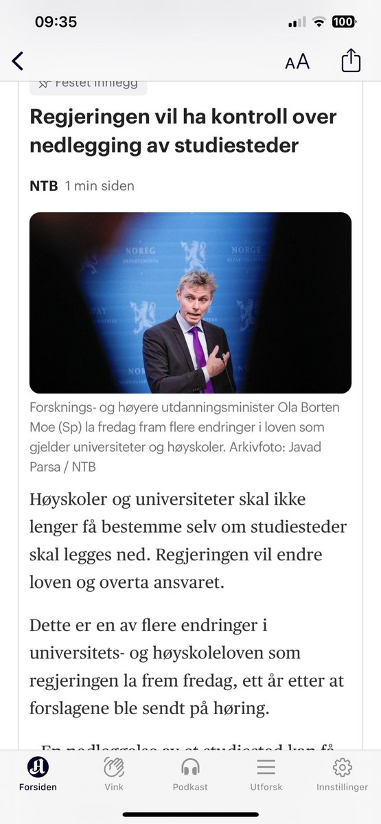 Venter fremdeles i spenning på #regjeringens tillitsreform.