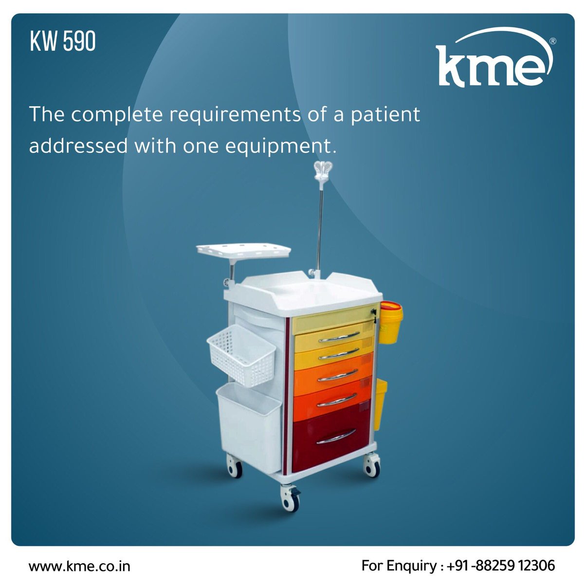 A unique complete multi-purpose kit that can accommodate the requirements of a patient.

For more information, please see the link in our bio or call us at +919842243891

#KME #kwalitymedeexporters #medicalequipments #medicalequipmentsupplier