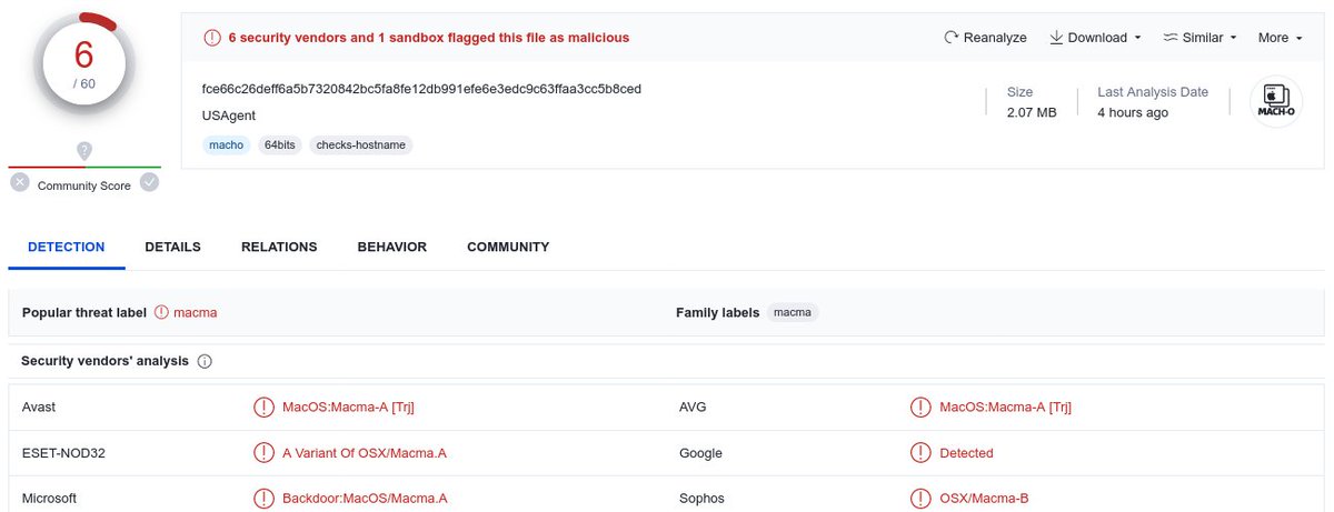 MalwareHunterTeam tweet media