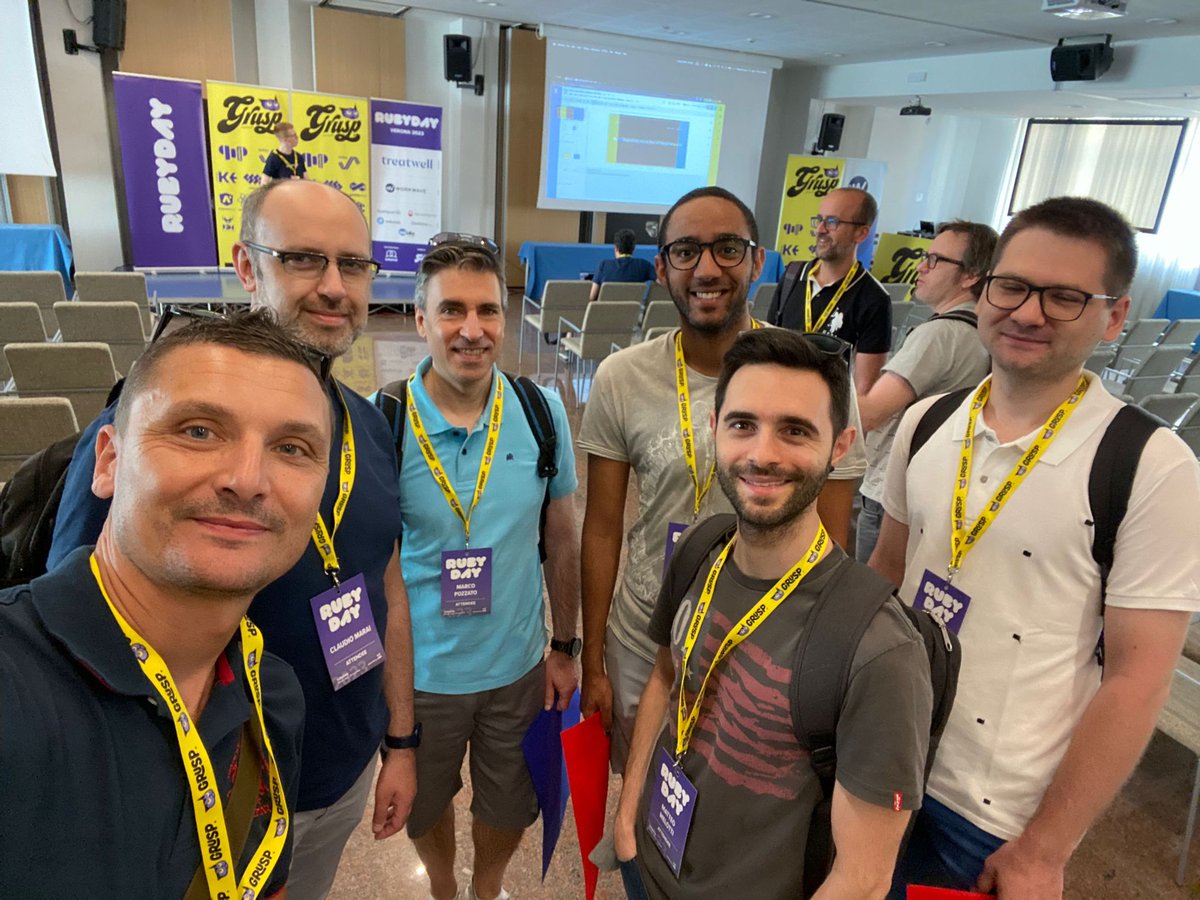 devinterface's tweet image. We are at RubyDay! We always want to be up to date on the technologies we use for our projects and those of our customers. #ruby #rubyonrails #rubyonrailsdeveloper