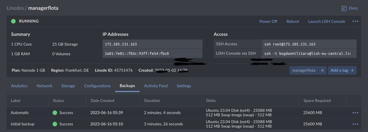 militaru_bogdan's tweet image. 🔒 Ensuring data security is my top priority at ManagerFlota.ro
Excited to announce the implementation of a robust backup system for our server.
Your valuable fleet management data is now protected with regular backups.
#DataSecurity #BackupSolution #managerflota