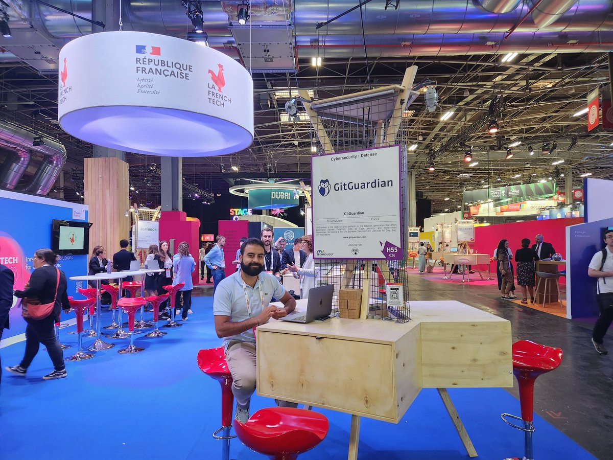 #VivaTech today for the GitGuardian team. Key meetings planned during the day... stay tuned!