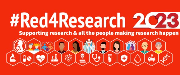 WAHT_Research's tweet photo. Happy #Red4Research day to all our researchers, participants and colleagues across other organisations. Let's celebrate our research achievements over the past year, look ahead to next year. https://t.co/hrhtvNxUxH