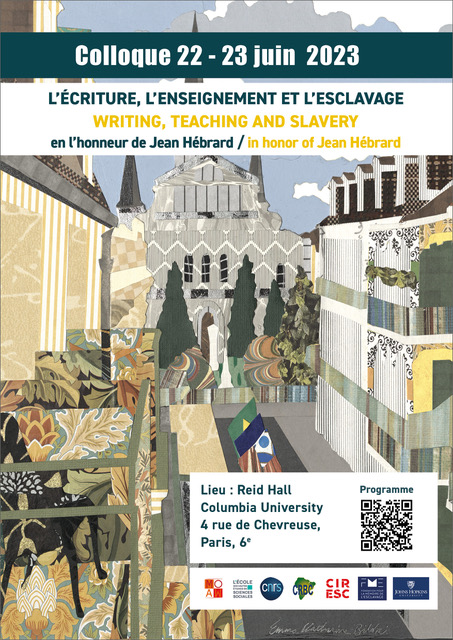 📢22-23 juin
Un colloque international reviendra sur les axes forts des travaux et réflexions menés par Jean Hébrard au long de sa carrière, de l’#histoire des imprimés à l’#esclavage, de l’enseignement en France à celui aux États-Unis.

Prgm complet👉mondes-americains.ehess.fr/index.php?3881