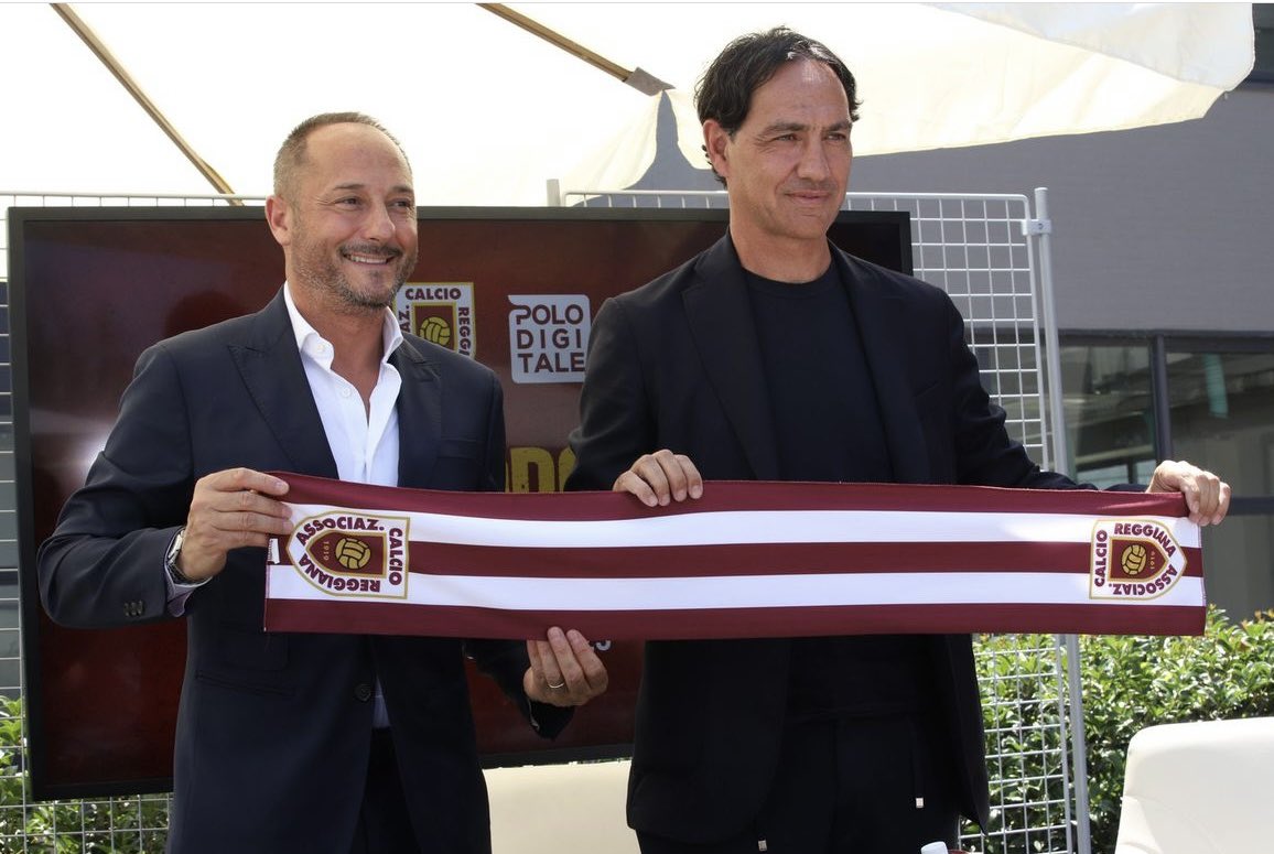 Nesta's tweet image. #presentazione #pressconference #reggiana 💪🏼 @Reggiana1919_IT