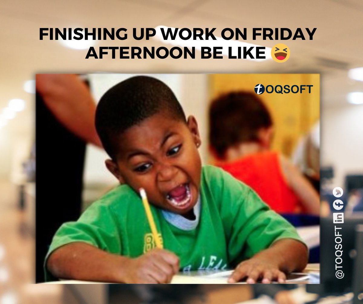 Finish your Friday work fast but 'attentively' to make the most of your weekend.

#HappyFriday #happyweekend #Work #officelife #happy #WorkCulture #officework