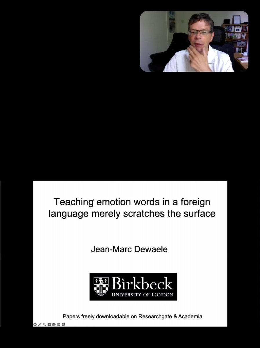 SoniaLing_'s tweet photo. Here we are, talking about the #pragmatics of emotions during the @ITAPassociation Spring Seminar! The first plenary is being delivered by the brilliant speaker Prof. Jean Marc Deawele 🌟 https://t.co/FvkyQvdutz