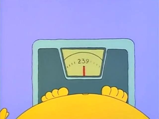 Poids d'Homer Simpson