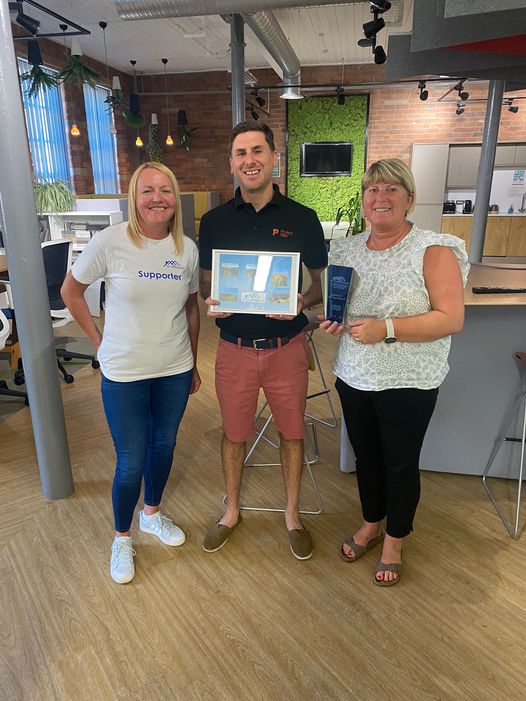 We were very pleased to present one of our awards to James and Julie from the Halifax office of Project Studio 📷
The team are amazing and support us throughout the year with donations 📷
A few weeks ago a team of 20 staff took part in our 3 Peaks Challenge. Thank you