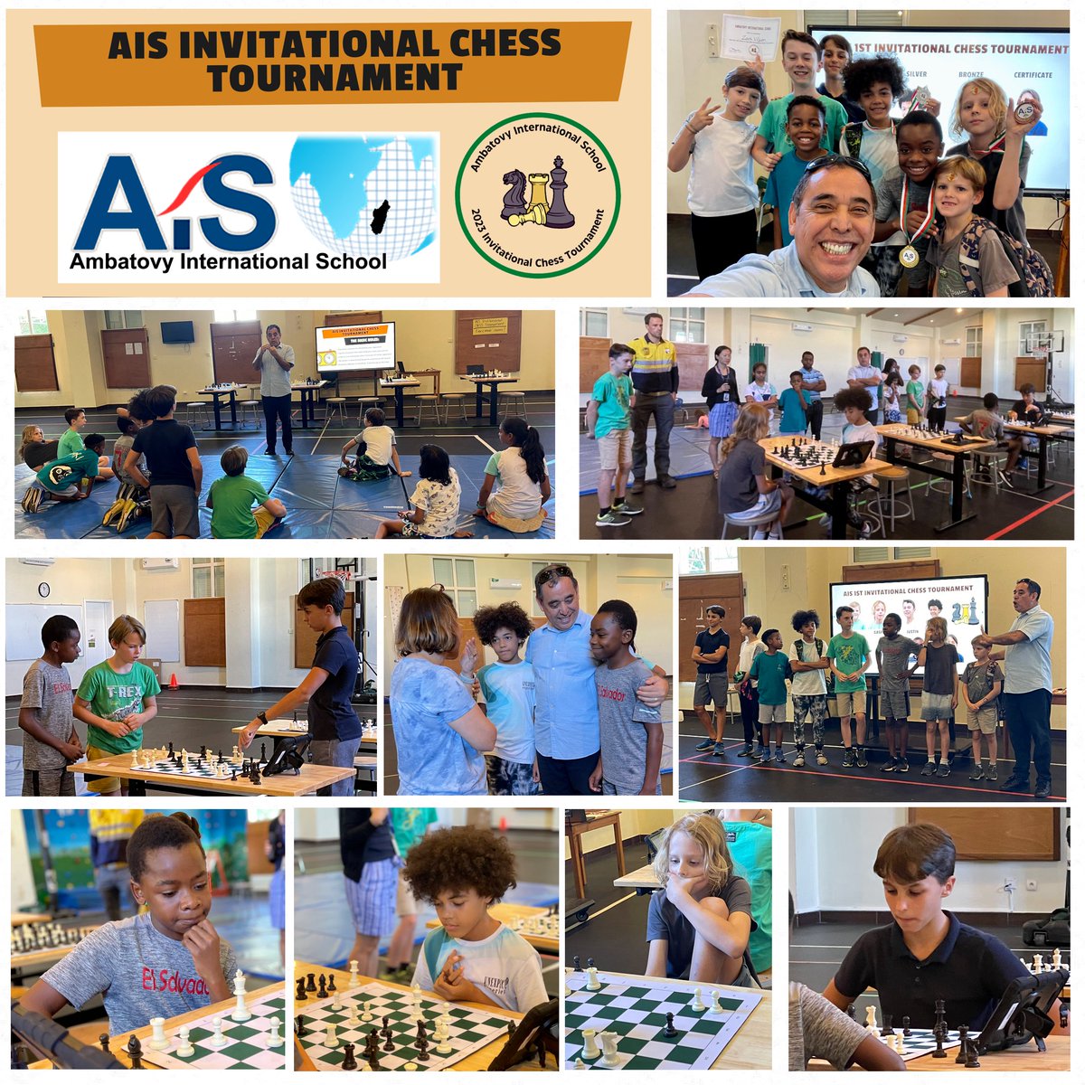 AmbatovyIS's tweet photo. Our last week of school has been filled with wonderful activities for our students. One of them was the 1st Invitational Chess Tournament! Congratulations and remember that every move counts!! #issedu #thecgcproject #intled #Madagascar #Ambatovyiseducation @ISSCommunity https://t.co/P1eaNSRBnA