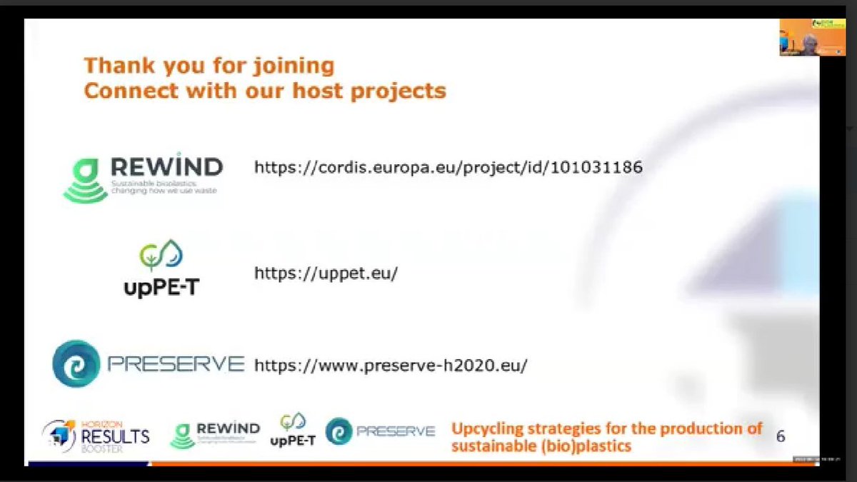 PRESERVE H2020 tweet media