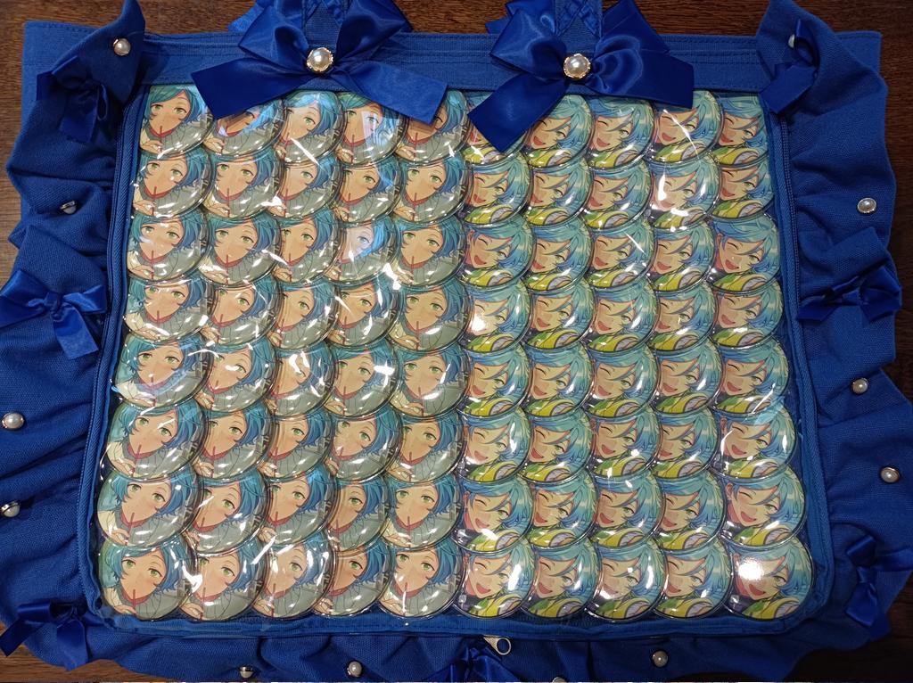 愛の戦士 愛ゴリ 実況者 エイダ缶バッチ A3痛バ 72個 銀魂