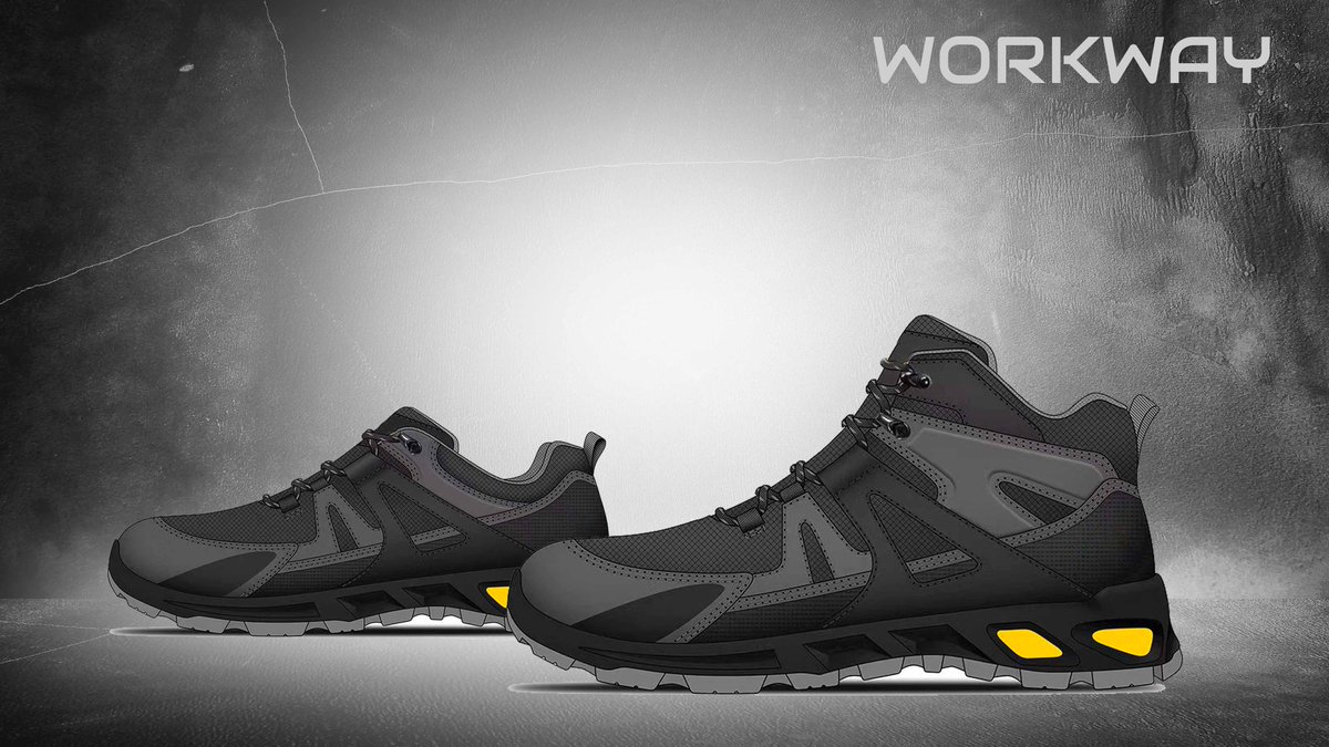 AllenC_WorkWay's tweet photo. 👟 Elevate work safety with advanced safety shoe! Designed with durable fabric and PU upper, the vegan-friendly shoe combines style and function. Sleek grey &amp;black colorway adds sophistication. Upgrade your safety gear! #SafetyFootwear #VeganFriendly #WorkShoes #SteelToe #WORKWAY https://t.co/BWoB21EA5x