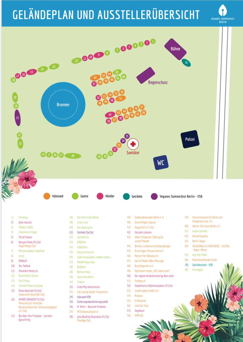 Hier kommt der Lageplan zum Veganen Sommerfest Berlin 16.-18.6.2023 ! Ab Freitag verwandelt sich der Alexanderplatz wieder in ein veganes Paradies. #vsb2023 #berlin
