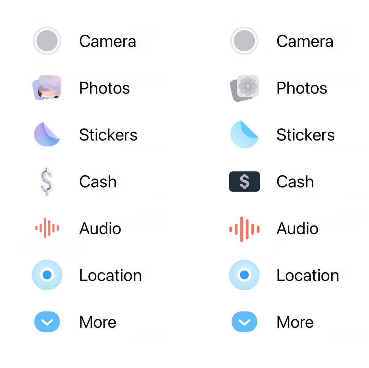 iconwerk's tweet image. Mixed or unified graphical style? #iOS17Beta