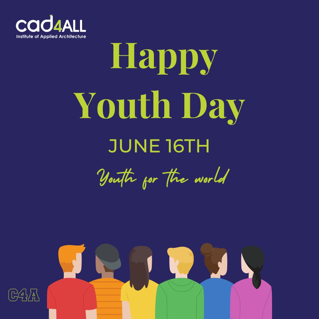 Cad4allC's tweet photo. Embracing the spirit of boundless dreams and endless possibilities, we join hands on this Youth Day to celebrate the vibrant energy and remarkable potential of the youth. Together, let's empower, inspire, and shape a brighter future. Happy Youth Day from CAD4ALL! 🎉✨ https://t.co/k46tVNKd1S
