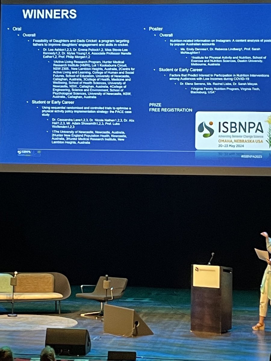 Laureate Prof Clare Collins AO (@profccollins) on Twitter photo Congratulations <a href="/DrLeeAshton/">Lee Ashton</a> overall oral presentation award winner <a href="/ISBNPA/">ISBNPA</a> #isbnpa2023 <a href="/Uni_Newcastle/">University of Newcastle</a> <a href="/HMRIAustralia/">Hunter Medical Research Institute (HMRI)</a> 👏👏 Congratulations <a href="/DrLeeAshton/">Lee Ashton</a> overall oral presentation award winner <a href="/ISBNPA/">ISBNPA</a> #isbnpa2023 <a href="/Uni_Newcastle/">University of Newcastle</a> <a href="/HMRIAustralia/">Hunter Medical Research Institute (HMRI)</a> 👏👏