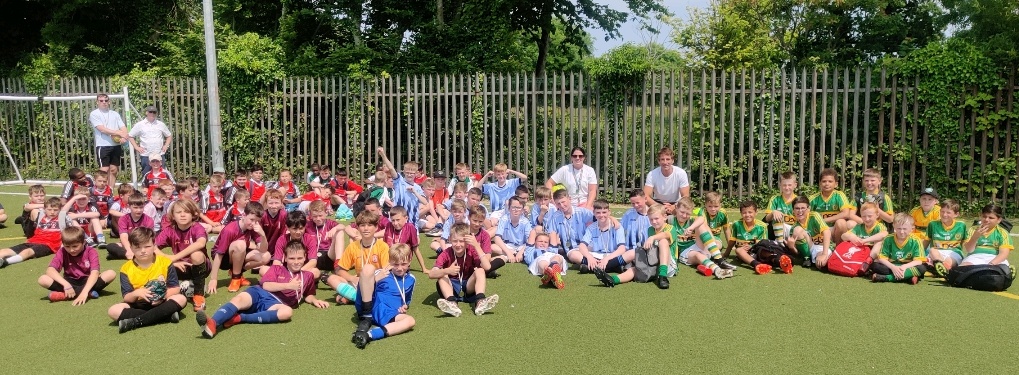 stbenedictsand1's tweet image. Great day again at this years summer time soccer blitz among some of the local schools. Well done to Our Lady Immac, Darndale on winning this years competition! Thanks to @DCCrecreation for sponsoring the trophy and medals! @StDavidsBNS