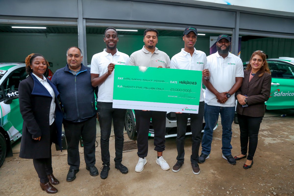 Safaricom PLC (@safaricomplc) on Twitter photo Safaricomās M-PESA is delighted to announce our sponsorship of the Kenyan FIA Rally Stars Programme in this yearās #WRCSafariRally to a tune of KES 25 million. Safaricom's sponsorship will support the <a href="/FIARallyStar/">FIA Rally Star</a> which has selected three drivers; <a href="/mcrae_kimathi/">McRae Kimathi</a> , <a href="/HamzaRacing/">hamza anwar racing</a> , Safaricomās M-PESA is delighted to announce our sponsorship of the Kenyan FIA Rally Stars Programme in this yearās #WRCSafariRally to a tune of KES 25 million. Safaricom's sponsorship will support the <a href="/FIARallyStar/">FIA Rally Star</a> which has selected three drivers; <a href="/mcrae_kimathi/">McRae Kimathi</a> , <a href="/HamzaRacing/">hamza anwar racing</a> ,