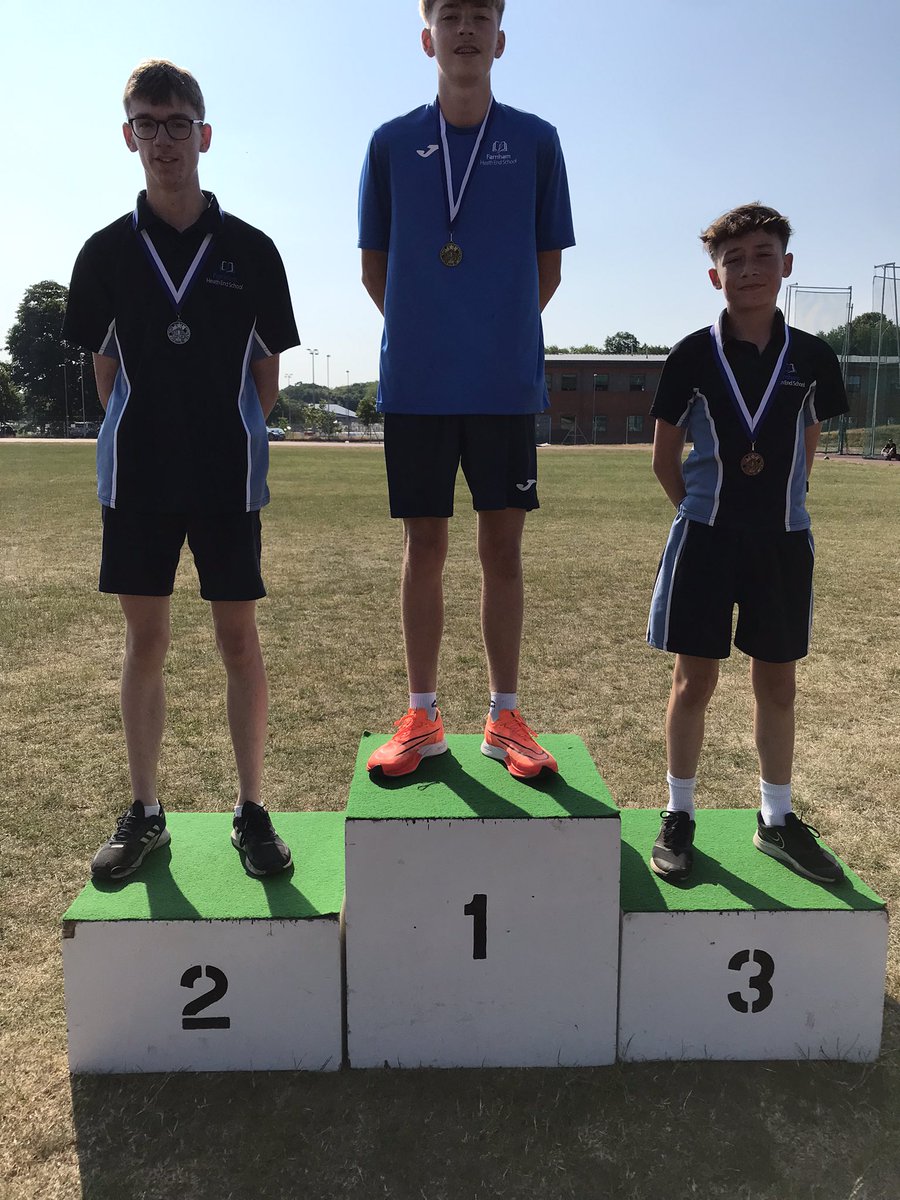 And Isaac wins Year 8 800m #TeamFHES