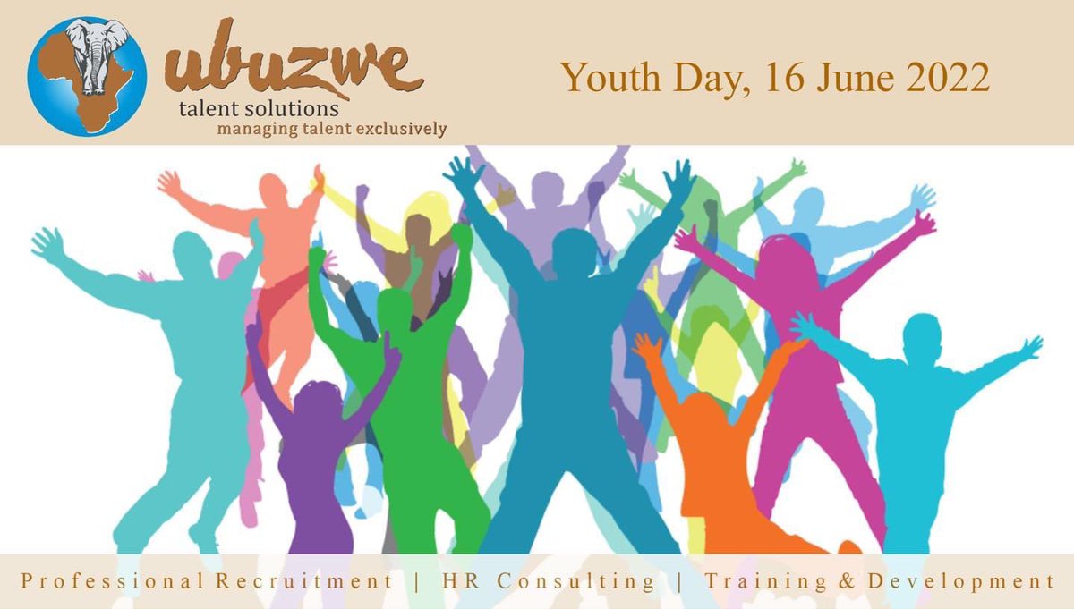 The South African Youth have the power to change our country… Happy Youth Day 16 June 2022
#UbuzweTalentSolutions
#recruitment #HRconsultants #talentsolutions #TaigeisDigital #ProfessionalRecruitment #RecruitmentSouthAfrica #CorporateRecruitment #youthday