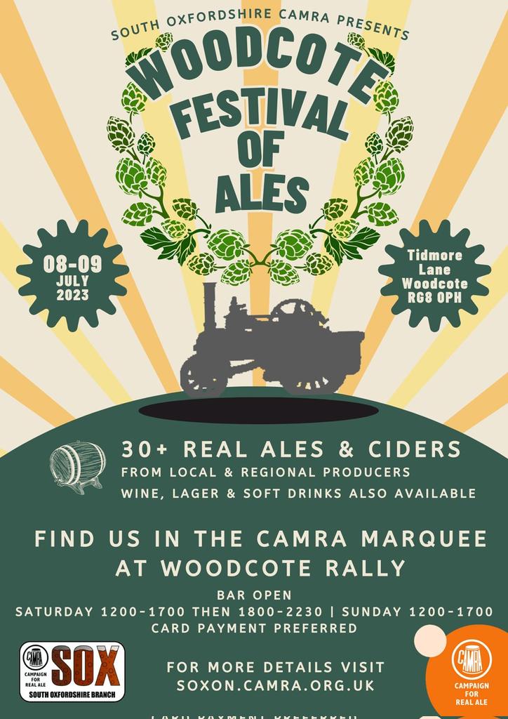 South Oxfordshire CAMRA (@soxoncamra) on Twitter photo Delighted to announce that the cider and perry <a href="/WoodcoteRally/">Woodcote Rally</a> will be provided by the following cider makers
<a href="/BBcider/">BumbleBee Cider</a>
<a href="/Hitchcox_cider/">Hitchcox cider</a>
<a href="/SevenTreesCider/">Seven Trees Cider</a>
<a href="/tuttsclumpcider/">Tutts Clump Cider</a> Delighted to announce that the cider and perry <a href="/WoodcoteRally/">Woodcote Rally</a> will be provided by the following cider makers
<a href="/BBcider/">BumbleBee Cider</a>
<a href="/Hitchcox_cider/">Hitchcox cider</a>
<a href="/SevenTreesCider/">Seven Trees Cider</a>
<a href="/tuttsclumpcider/">Tutts Clump Cider</a>