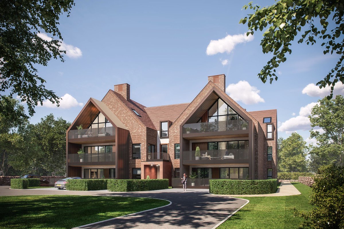 Falconer Chester Hall designed The Links, West Kirby,  raising the bar for luxury apartment living on the Wirral. A three storey development offering residents views across Royal Liverpool Golf course, the Dee Estuary and the Welsh Hills.

#architecture #apartmentliving  #Wirral