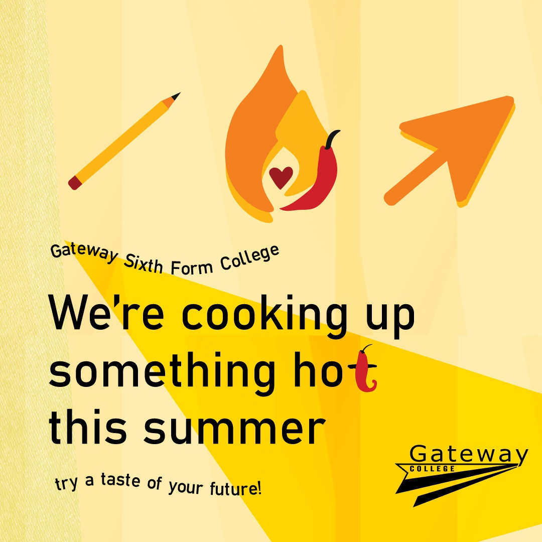 Gateway Pathway 🌶️⁠ Welcome event at #GatewayCollege
Try a taste of your future! 👋⁠ Student applicants with a conditional offer will be sent an invite in the post with more details 📩