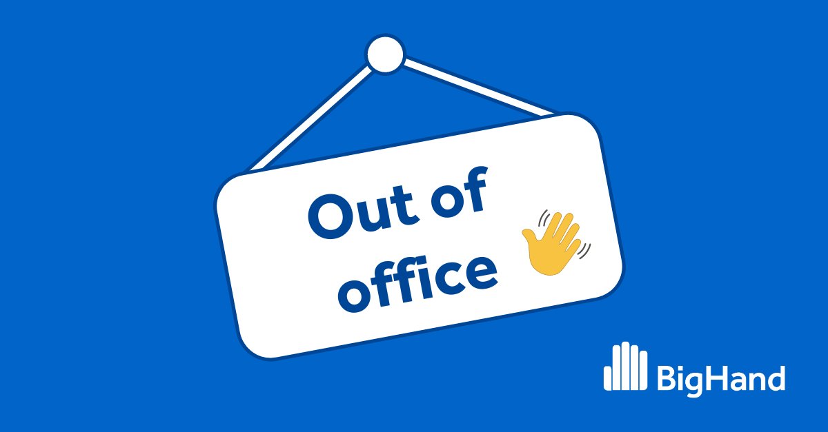BigHand is out of office today! We might be a little quiet as our staff have the day off for their mental health. 

Our Technical Support Team are still available to help our clients. Any staff working today will be given the extra leave to take at a later date.

#MentalHealthDay