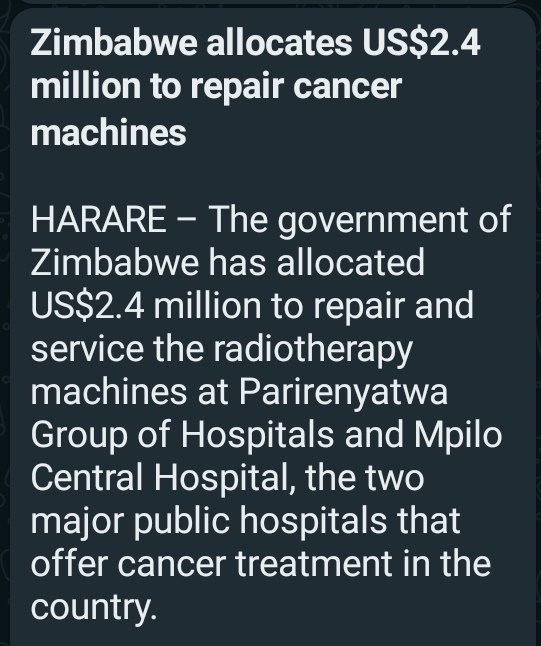 Thank you Daddy Hope(Hopewell Chin'ono) for your relentless coverage of the sorry state of our health sector under the watch of the state vice President.