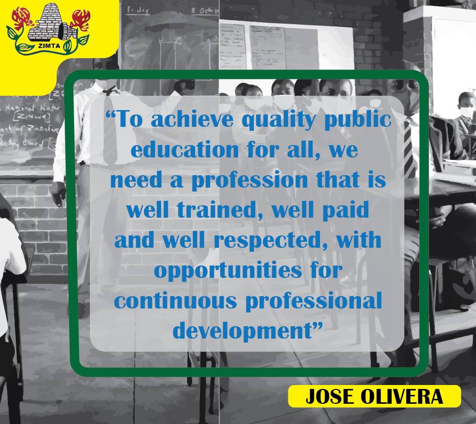 Teachers are professionals who must be well paid and respected...#Invest  #PayBetter  #fairsalary 
#TeachersMatter #FundEducation 

@MoPSEZim @InfoMinZW @ZimTreasury  @FinanceZw 
@zimlive