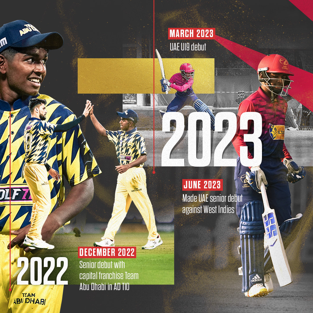 adsportshub's tweet photo. From Grassroots to Glory: A Timeline of @CricketZayed's Ethan D'Souza's rise to the UAE national team ๐โจ
#AbuDhabiSportsHub #Wearezayed #EveryDayIsGameday #InAbuDhabi https://t.co/l0btYCpzd7