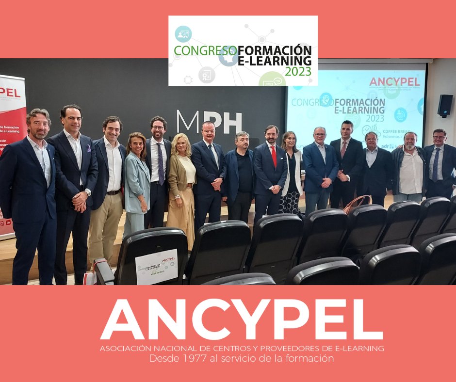 ℹ️ La #FormaciónProfesional ha sido la protagonista en el #congresoformacionelearning2023 que ANCYPEL. Destacados representantes políticos y expertos en las TIC aplicadas a la educación compartieron sus conocimientos. 
🔗 ancypel.es/index.php/actu…
 #noticiasancypel